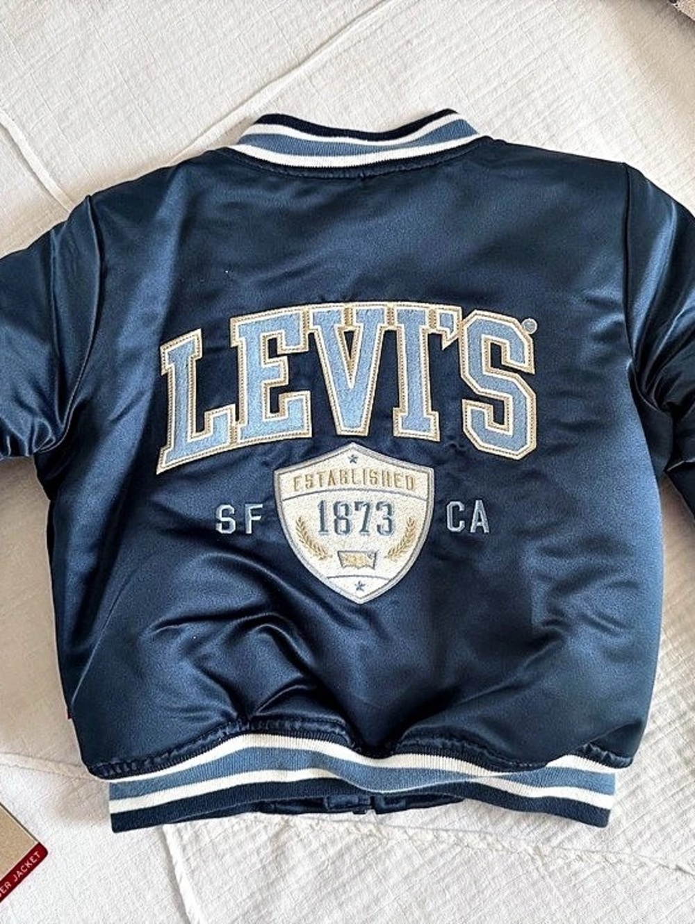 Levi's Boys Bomber Jacket Blue Size 2T NWT